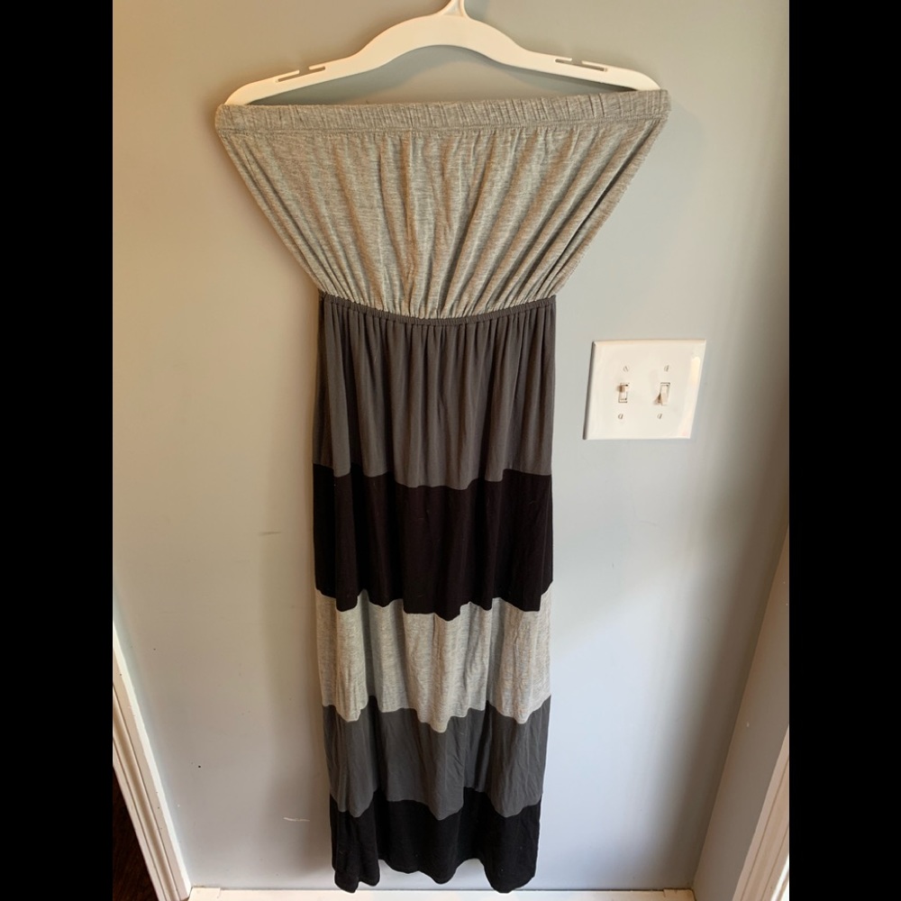 Strapless long dress